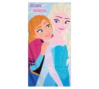 Toalla Frozen 70 x 140 cm Niño y Niña - Toalla Infantil Disney Elsa y Ana Suave y Absorbente para Playa, Pisicna y Natación, Toalla Infantil Verano 2-10 Años