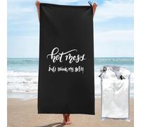 Toalla Gimnasio Un Desastre Solo Hago Lo Mejor Que Puedo Multiuso Toalla Sauna Sin Arena Toallas Lavabo para Camping Piscina Casas 80X130Cm