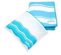 Toalla Grande Microfibra XXL para Baño, Piscina, Playa, Ducha y Gimnasio - Plegable, Ligera, toalla secado rapido Compacta - toalla antiarena - Para Niños y Adultos - Azul Grande 160 x 80cm