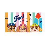Toalla Infantil de la Patrulla Canina | Sensación súper Suave, diseño Soleado con Chase y Skye, hogar, baño, Playa y Piscina, tamaño único, 70 cm x 140 cm