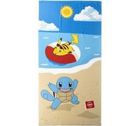 Toalha de Praia de Microfibra - Pokémon: Pikachu & Squirtle