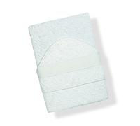 Toalla INTERBABY, Bañera bordado de punto de cruz, blanco (weiss)