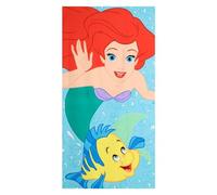 Toalla La Sirenita 70 x 140 cm Niño y Niña - Toalla Infantil Disney La Sirenita Suave y Absorbente para Playa, Pisicna y Natación, Toalla Infantil Verano 2-10 Años