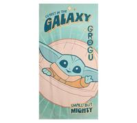 Toalla Mandalorian & Grogu 90 x 180 cm Niño y Niña - Toalla Infantil Disney Suave y Absorbente para Playa, Pisicna y Natación, Toalla Infantil Verano 2-10 Años