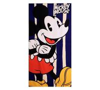 Toalla Mickey Mouse 90 x 180 cm Niño y Niña - Toalla Infantil Disney Mickey Mouse Suave y Absorbente para Playa, Pisicna y Natación, Toalla Infantil Verano 2-10 Años
