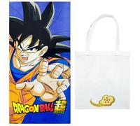 Toalla Microfibra Dragon Ball Super 70x140cm con Bolsa de Playa | Goku | Secado Rápido | Tacto Suave | Licencia Oficial Anime | Ideal para Playa, Piscina, Gimnasio o como Regalo para Fans
