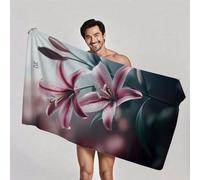 Toalla Microfibra Grande XXL 75x150 cm Toallas de Playa Secado rápido Sin Arena con Bolsa, Toallas Baño Grandes Antiarena, Ligera y Compacta Toalla Gimnasio Aplicable Gimnasio, Viajes, Sauna H1-1226