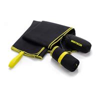 meteor Toalla Microfibra Secado rápido Ultra Ligero Absorbente - Ideal para Deporte Yoga Viajes Playa Campamento Baño para Niños, Hombres y Mujeres (50x90cm, Negro)
