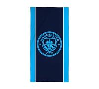 Character World Toalla Oficial del Manchester City FC Tacto súper Suave, diseño del Club de fútbol hogar, baño, Playa y Piscina | Talla única 75 cm x 150 cm | 100% algodón