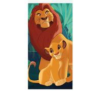 Toalla para Playa Piscina Rey Leon Disney Oficial 70x140cm infantil de microfibra para niños