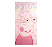 Toalla Peppa Pig 70 x 140 cm Niño y Niña - Toalla Infantil Peppa Pig Suave y Absorbente para Playa, Pisicna y Natación, Toalla Infantil Verano 2-10 Años