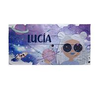 Toalla Personalizada Playa Infantil. Toalla Playa Bebe. Toallas Personalizadas con Nombre. Varios Tamaños. Lunar