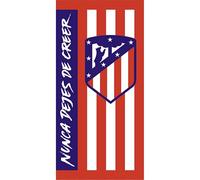 Toalla Playa Algodón Atlético de Madrid Nunca Dejes de Creer 70x150
