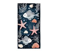 Toalla Playa Animal, Toalla Playa Grande 75x150cm, Toallas Baño Grandes Antiarena Secado Rápido Pareo Multiusos con Bolsa para Viajes, Gimnasio, Piscina, Camping, Accesorios Playas, Regalo Mujer -3990
