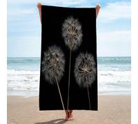 Toalla Playa Diente De LeóN Toallas de Playa SúPer Suave Toallas de Sauna Ligera Portá Til Towels para Yoga Toalla Personalizada Playa Toalla de Playa de Microfibra 80x130cm