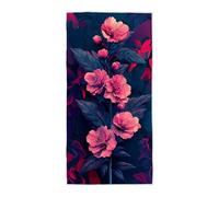 Toalla Playa Flor, Toalla Playa Grande 75x150cm, Toallas Baño Grandes Antiarena Secado Rápido Pareo Multiusos con Bolsa para Viajes, Gimnasio, Piscina, Camping, Accesorios Playas, Regalo Mujer -4002