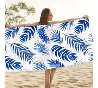 Toalla Playa Grande 100x180cm Toalla Microfibra, Toallas Baño Secado Rapido, Antiarena, Beach Towel Fina y Compacta, con Bolsa, Piscina Yoga Gimnasio Deporte Viaje Playa Accesorios, Regalo H1-249