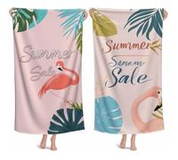 Toalla Playa Grande 100x200cm 2 Pack Toalla Microfibra, Esterilla Playa Antiarena Pájaro Beach Towel Secado Rapido Absorbente Compacto Ligero para Natación Camping para Hombre Mujer con Bolsa M-491