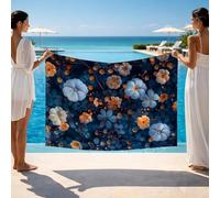 Toalla Playa Grande 220 x 160, Toalla Playa Flor como Yoga Gym Sauna Toallas Baño Grandes, Árbol Beach Towel Oversized 160x220cm para Hombre Mujer Exterior Vacaciones Travel Essentials JXLT-1952