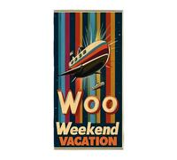 Toalla Playa Grande Microfibra 75x150cm, Toalla Playa Carta, Microfibra Secado Rápido Antiarena, Ideal para Viajes Piscina Playas, Ligera con Bolsa Transporte, Accesorios Playas, Regalo Mujer -3624