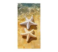 Toalla Playa Grande Microfibra 75x150cm, Toalla Playa Estrella Mar, Microfibra Secado Rápido Antiarena, Ideal para Viajes Piscina, Ligera con Bolsa Transporte, Accesorios Playas, Regalo Mujer -3120