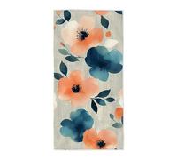 Toalla Playa Grande Microfibra 75x150cm, Toalla Playa Flor, Microfibra Secado Rápido Antiarena, Ideal para Viajes Piscina Playas, Ligera con Bolsa Transporte, Accesorios Playas, Regalo Mujer -4044