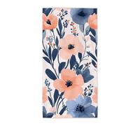 Toalla Playa Grande Microfibra 75x150cm, Toalla Playa Flor, Microfibra Secado Rápido Antiarena, Ideal para Viajes Piscina Playas, Ligera con Bolsa Transporte, Accesorios Playas, Regalo Mujer -3264