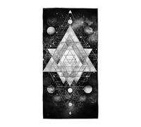 Toalla Playa Grande Microfibra 75x150cm, Toalla Playa Negro, Microfibra Secado Rápido Antiarena, Ideal para Viajes Piscina Playas, Ligera con Bolsa Transporte, Accesorios Playas, Regalo Mujer -3756