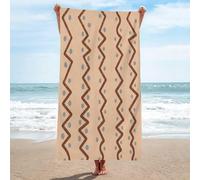 Toalla Playa MarróN Toallas Playa Grande Microfibra Anti Arena LíNea Playa Toallas para NiñA NiñO Adulto Piscina Toalha de Praia Mujer Hombre 100x200cm