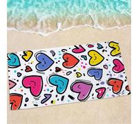 Toalla Playa Microfibra 200x90cm - Toalla Playa Grande Compacta y de Secado Rápido - Simple Beach Towel Suaves y Ultraabsorbentes -Ideal para Piscina, Gimnasio, Sauna, Viaje y Playas, Amar 0e-727