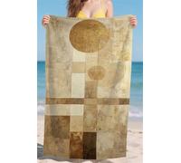 Toalla Playa Negro Grande Suave Absorbente Toalla Playa Secado Rápido Ligera XXL 80x180cm para Piscina Viaje Gimnasio Vacaciones Hombres y Mujeres Regalos Niños Adultos Manta Diseño Abstracto bz-552