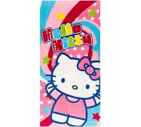 Aymax Toalla Playa Piscina BAÑO Hello Kitty Super Star - 150 x 75cm 100% Algodón