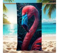 Toalla Playa rosa Toallas Baño Grandes 75x150cm Toalla Playa Grande animal, Microfibra Toallas Gimnasio Sin Arena con Bolsa de Almacenamiento Incluida para Viajes, Natación, Camping Regalo X1-831
