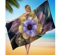 Toalla Playa XXL 100x150 cm Microfibra Toallas Playa Mandala Flor Toalla de Baño de Microfibra Súper Absorbente, Manta Ultraligera de Secado Rápido para Deportes, Repelente a la Arena Toallas P-11889