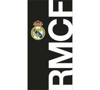 Toalla Real Madrid 90x180 diseño oficial con escudo del club y colores emblemáticos - Toalla de playa Real Madrid y baño de gran tamaño ideal para fans del equipo blanco con estilo y comodidad