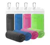 Toalla refrescante de 4 piezas - Toalla de microfibra de secado rápido for deportes(4pcs C)