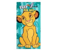 Toalla Rey León 70 x 140 cm Niño y Niña - Toalla Infantil Disney Simba Suave y Absorbente para Playa, Pisicna y Natación, Toalla Infantil Verano 2-10 Años