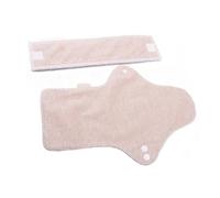 Toalla Sanitaria Lavable Reutilizable de Algodón 2 Piezas para Mujer | Transpirable y Suave, Uso en Periodo Menstrual y Posparto, Formato Práctico de Recambio