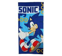 Toalla Sonic de poliéster, Suave y Absorbente, diseño Sonic, Actividades acuáticas, Marina de Guerra, Talla única