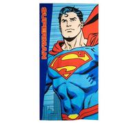 Toalla Superman 70 x 140 cm Niño y Niña - Toalla Infantil Superman Suave y Absorbente para Playa, Pisicna y Natación, Toalla Infantil Verano 2-10 Años