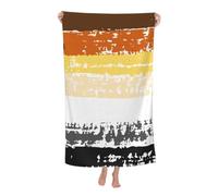Toallas Baño Bandera del Orgullo De La Hermandad del Oso Toalla 80X130Cm