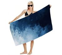 Toallas Baño Grandes 100x200cm Toalla de Playa Anti-Arena, Toalla Microfibra Secado Rapido, Compacta, Ligera, con Elástico y Botones a Presión, Fácil de Ilevar, Toallas para Hombre, Mujer, Niño Y2-552