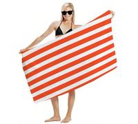 Toallas Baño Grandes 220x100cm Toalla de Playa Anti-Arena, Toalla Microfibra Secado Rapido, Compacta, Ligera, con Elástico y Botones a Presión, Fácil de Ilevar, Toallas para Hombre, Mujer, Niño Y2-600