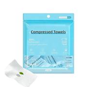 Toallas comprimidas | 6 Piezas toallas faciales de algodón | Toallitas de Viaje y Camping | para mujeres, hombres, viajeros, hotel, resort, camping, gimnasio, senderismo, playa, viaje por carretera, s