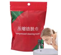 Toallas comprimidas para viajar, tabletas de toallas comprimidas - 20x servilletas extensibles Candelabros para cara comprimida | Tejido ligero altamente absorbente envuelto individualmente para l