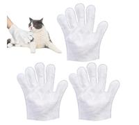 Toallas de baño para mascotas, guantes de aseo, paños de limpieza, neutralizador de olores, juego de limpieza de 3 piezas para el cuidado diario de orejas de gato, perro, zona de ojos