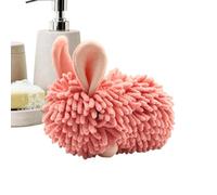 Toallas de chenilla para animales, bola esponjosa, decorativa y divertida | Linda toalla de bola para cocina, cocina, baño, aseo, dormitorio, lavabo, área, tocador, dormitorio