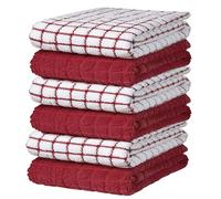 Toallas de cocina de 16 x 28 pulgadas, toallas de cocina, toallas de mano de cocina, juego de paños de cocina grandes, toalla de cocina altamente absorbente, suave con lazo para colgar, algodón hilado