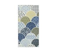 Toallas de Mano con Escala de Sirena Japonesa, decoración Floral Tradicional, Toalla de Plato de Cocina, paño de baño, 30 x 15 Pulgadas para Playa, invitado, Hotel, SPA, Gimnasio, d