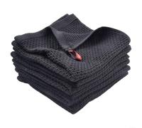 Toallas de microfibra para hacer frente a derrames y polvo en áreas de cocina (negro)